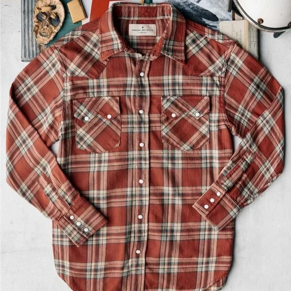 Imogene + Willie Sawtooth Pearl Shirt size XXL - Picture 7 of 8